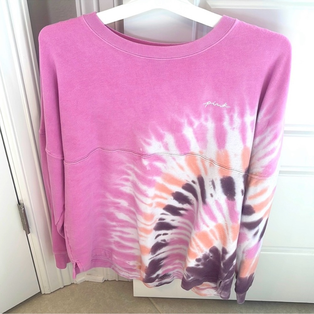VS Pink small oversized sweatshirt